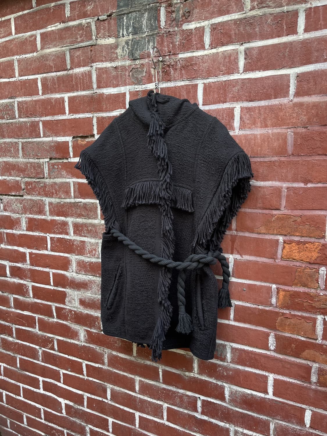 Isabel Marant 프린지 코튼 린넨 혼방 후드 베스트 상품이미지1