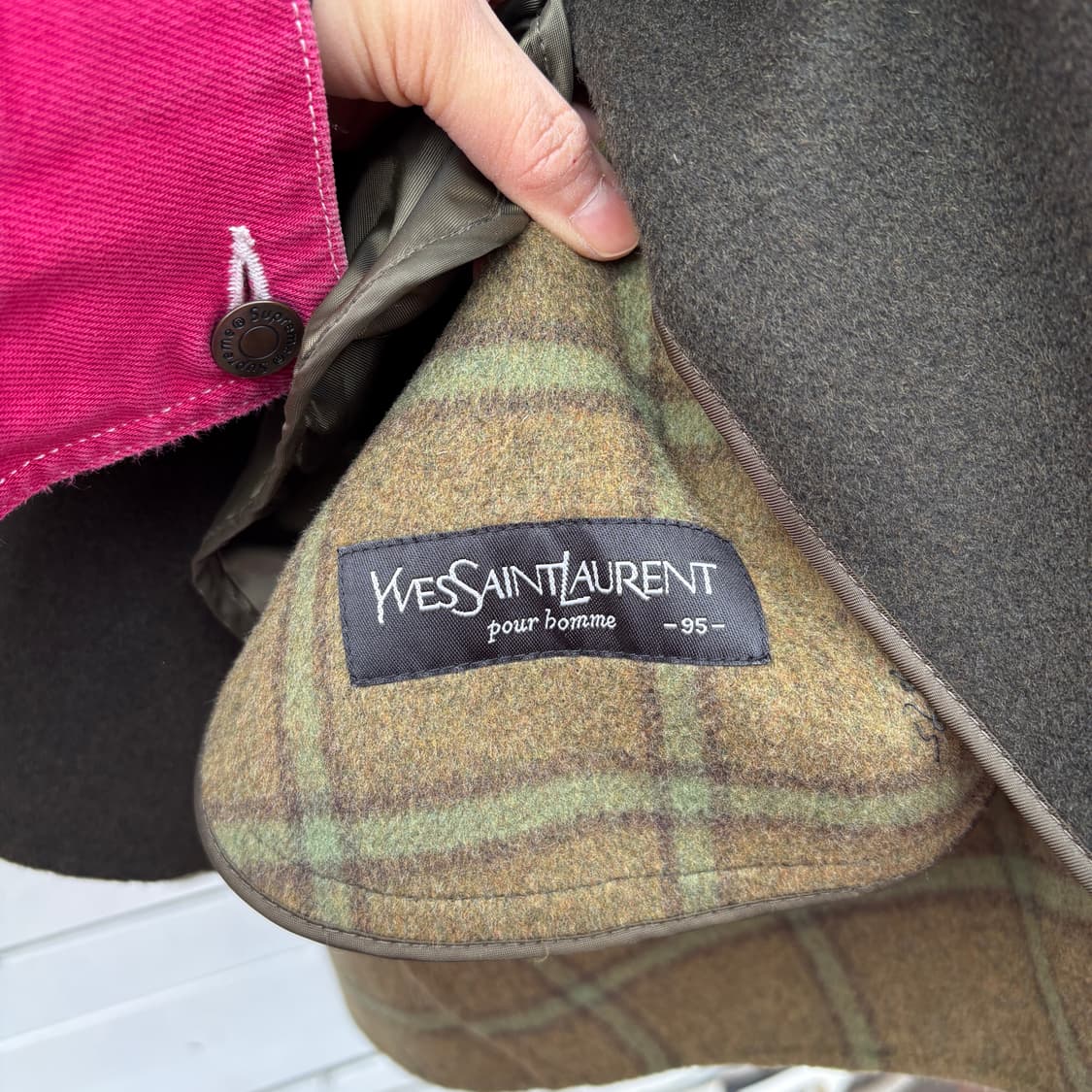 Yves Saint Laurent 입생로랑 울 코트 상품이미지5