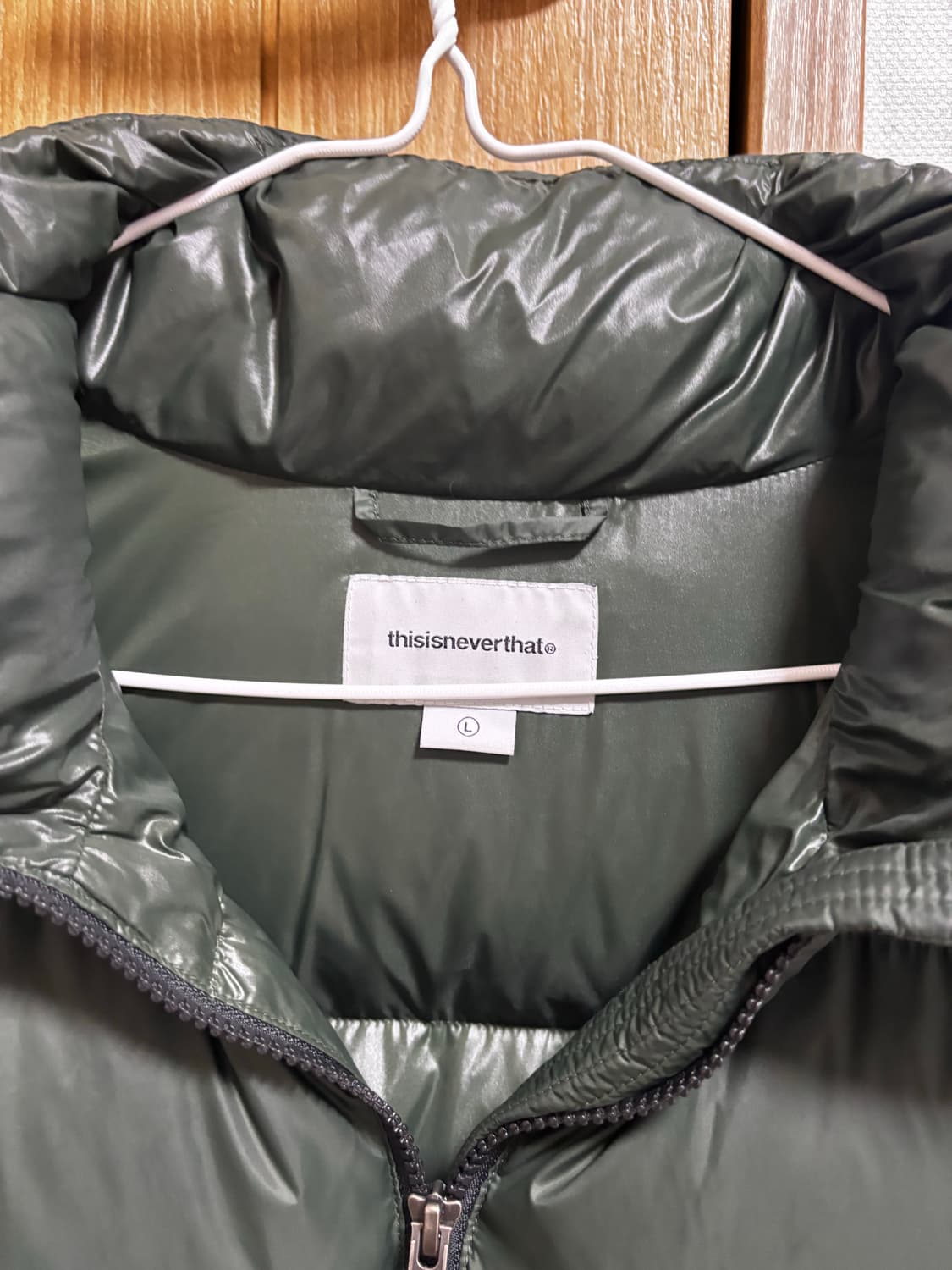 디스이즈네버댓 올리브 L 패딩 상품이미지4