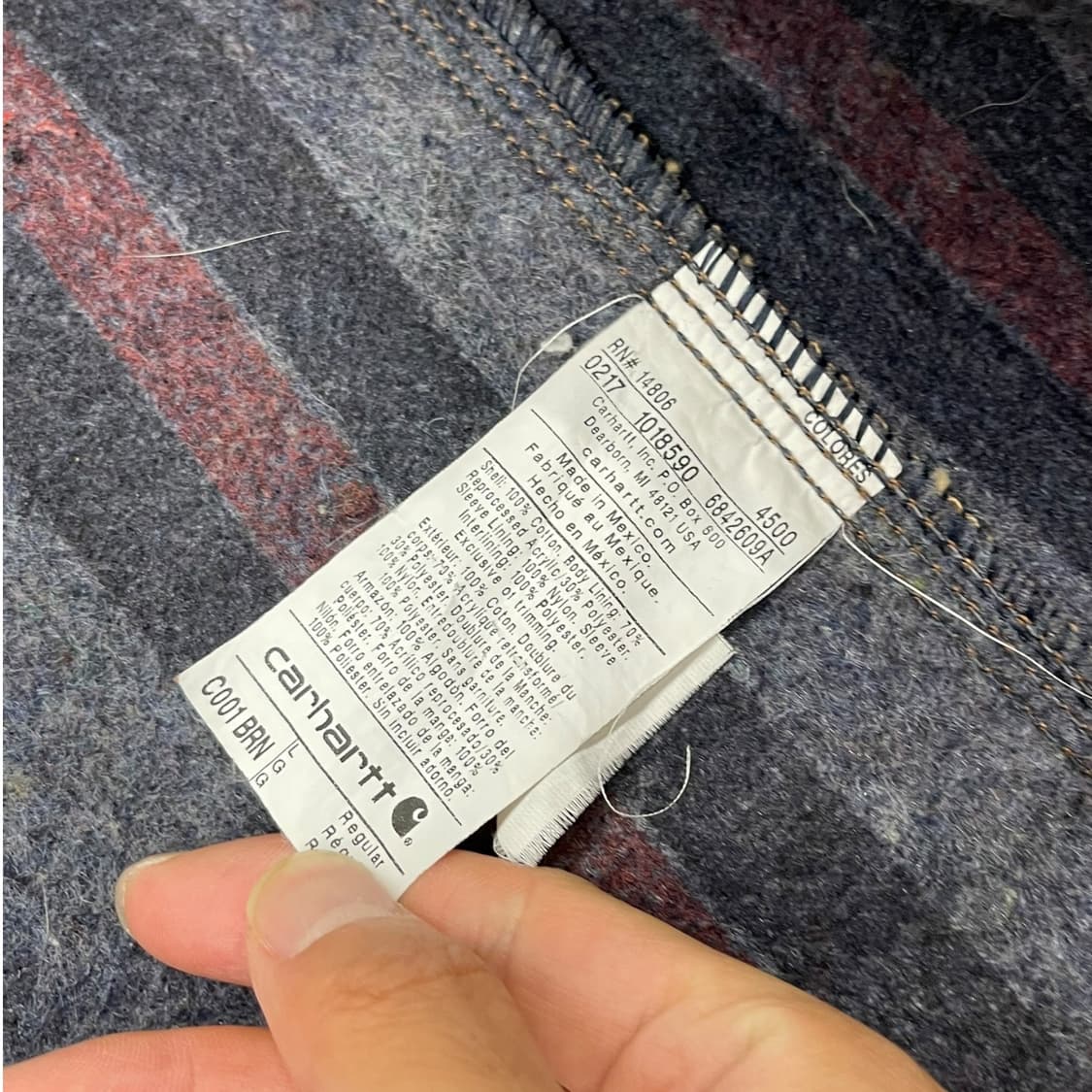 칼하트 미시건 초어 블랭킷 자켓 상품이미지5