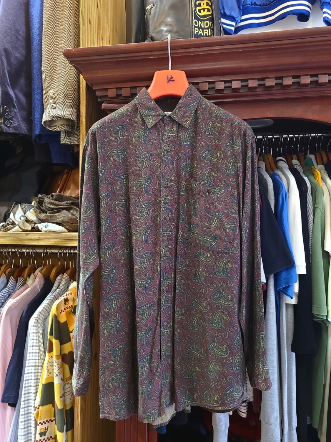 빈티지 페이즐리 셔츠 상품이미지1