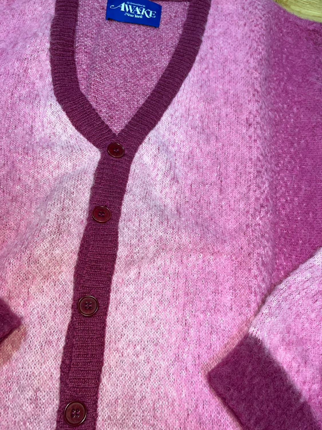 [M]어웨이크뉴욕 모헤어 가디건 상품이미지4