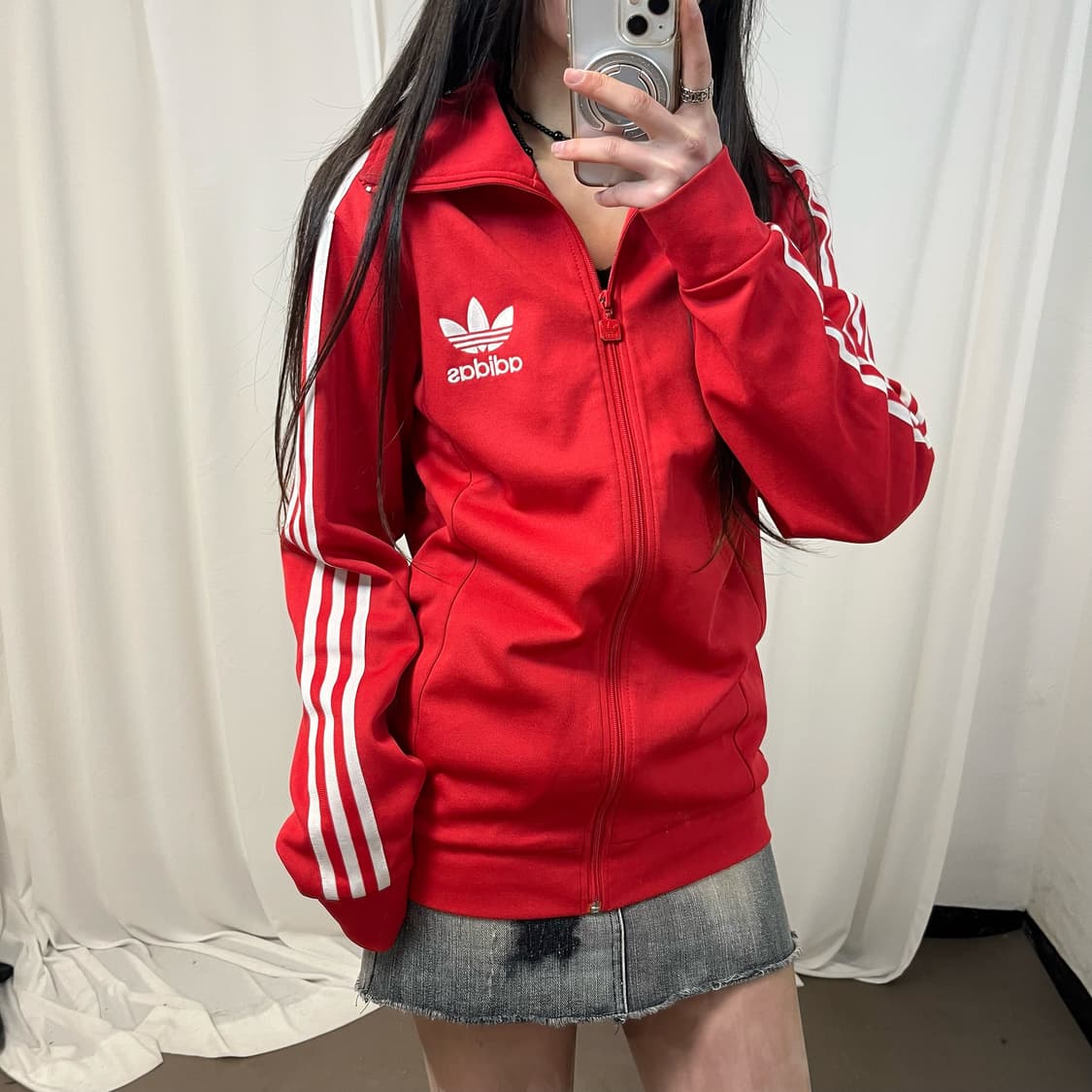 Adidas Red Europa Track Jacket 상품이미지3