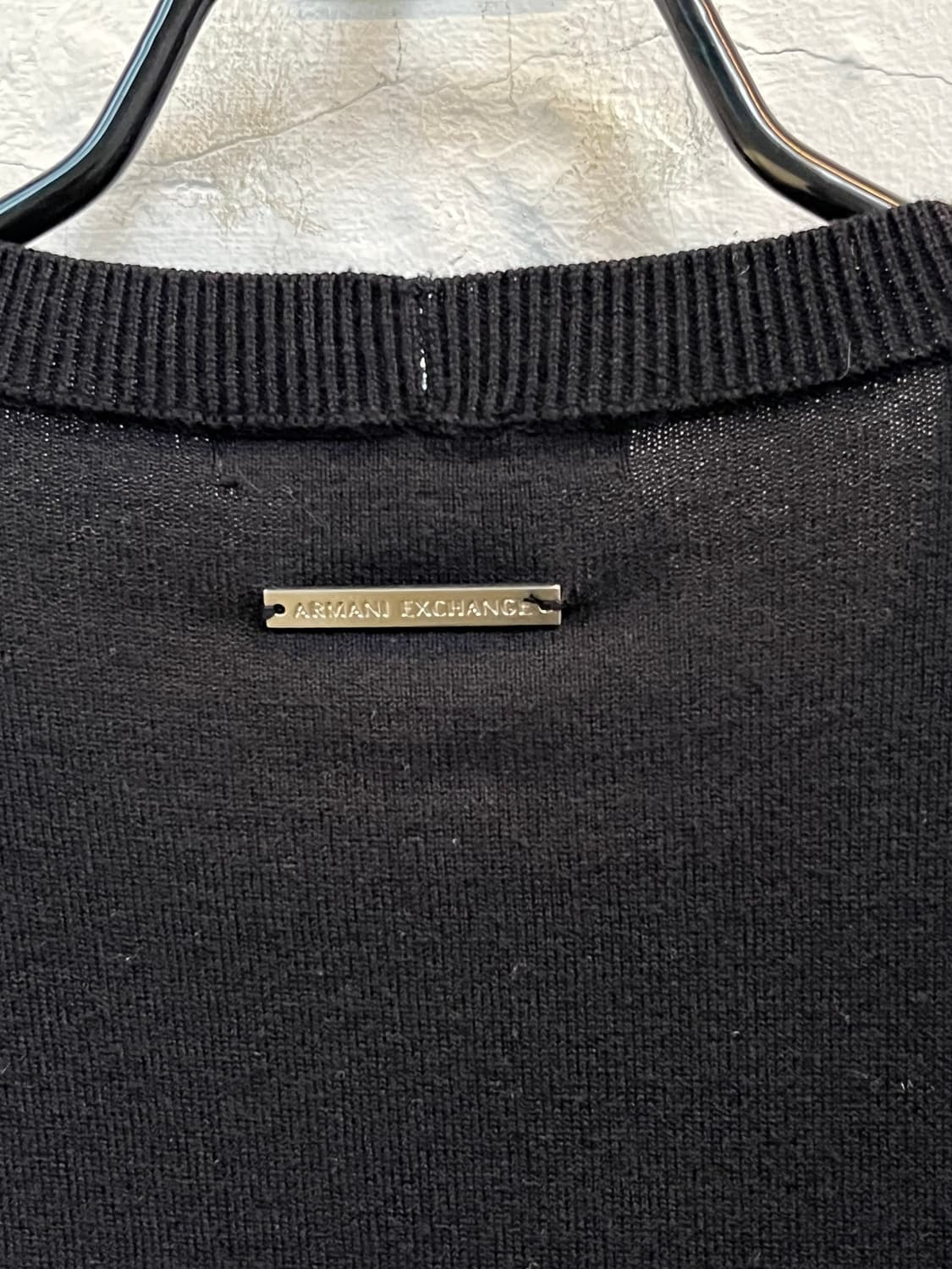 Armani Exchange 블랙 레이스 니트 M 상품이미지6