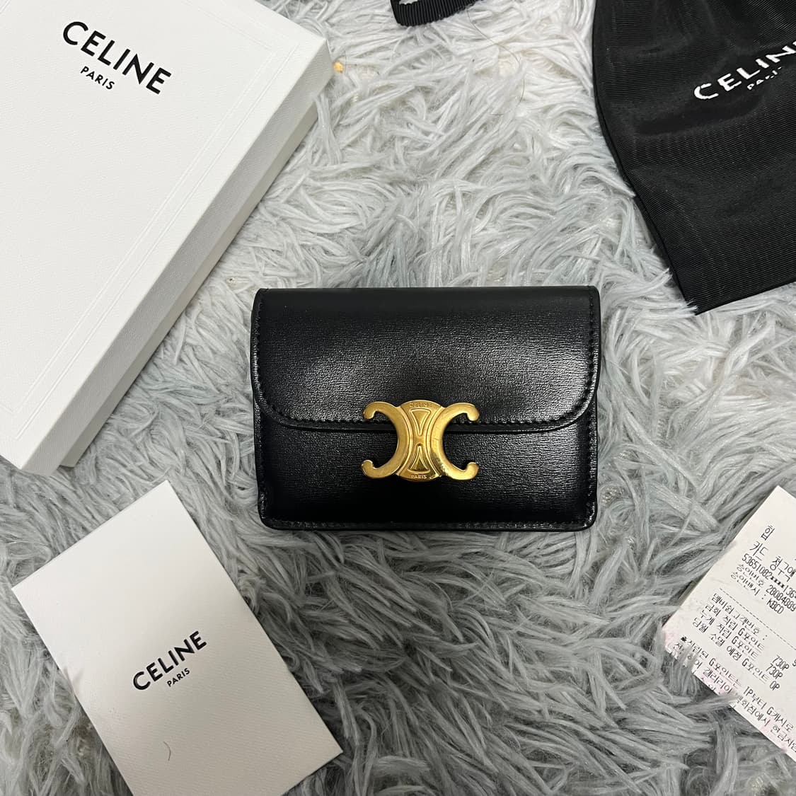 { 새상품급/OS} 셀린느 트리옹프 카드지갑 상품이미지1