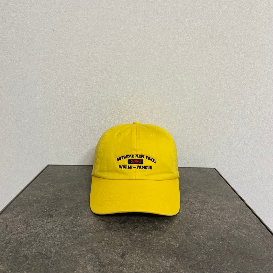 (OS) 슈프림 6패널 볼캡 모자 24SS 뉴욕 아크 옐로우 상품이미지1