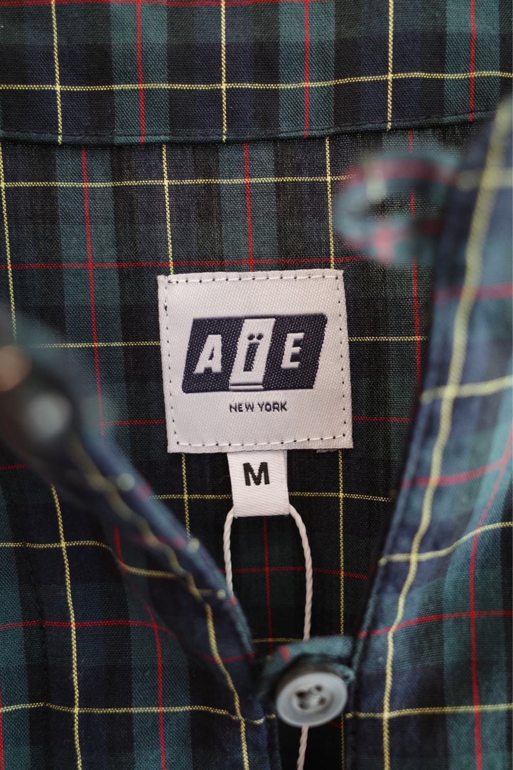 AIE by 네펜데스 뉴욕 체크패턴 투웨이 롱셔츠 (MADE IN USA 상품이미지5