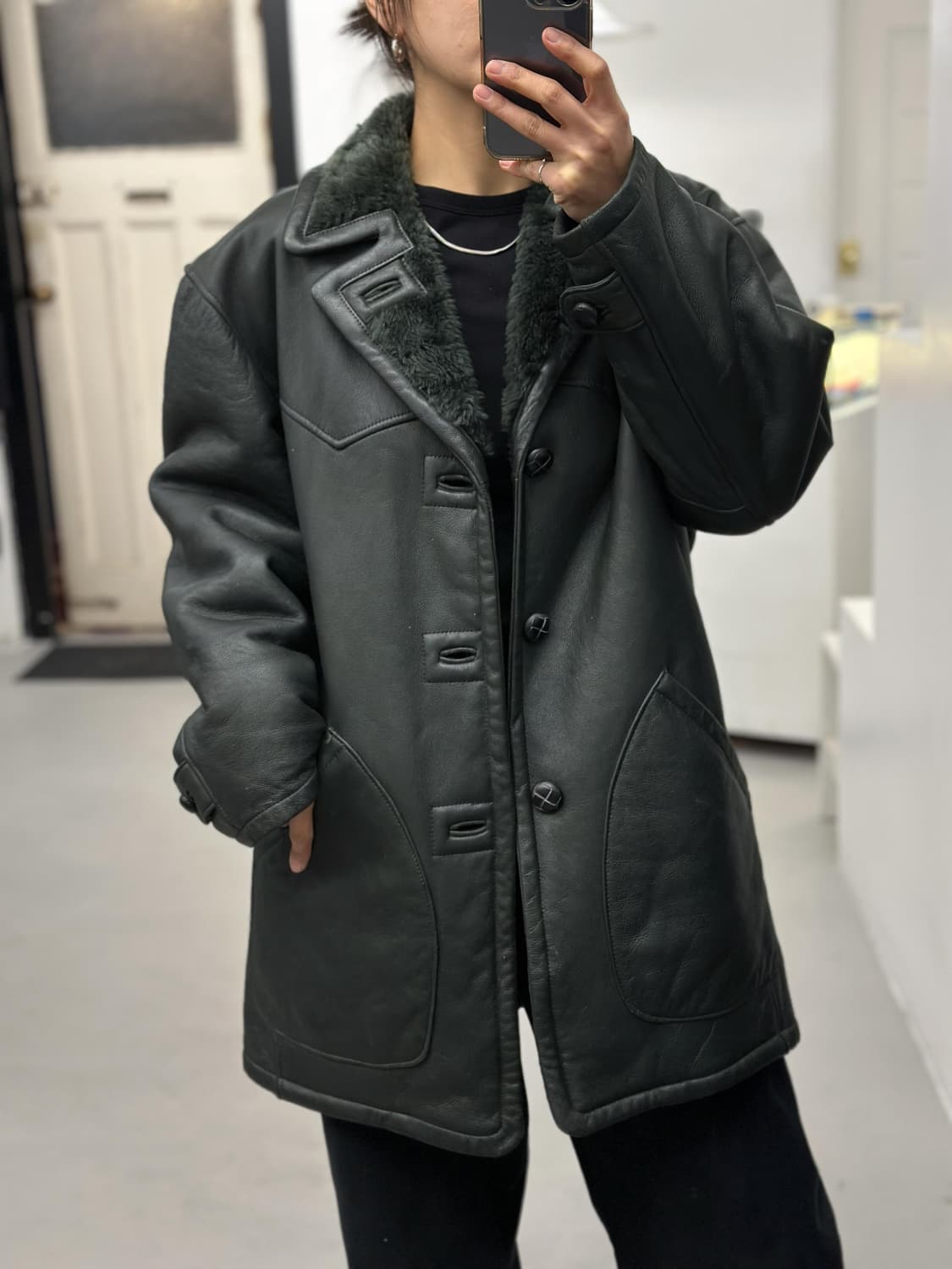 웨스턴 무통 시어링 자켓 상품이미지8