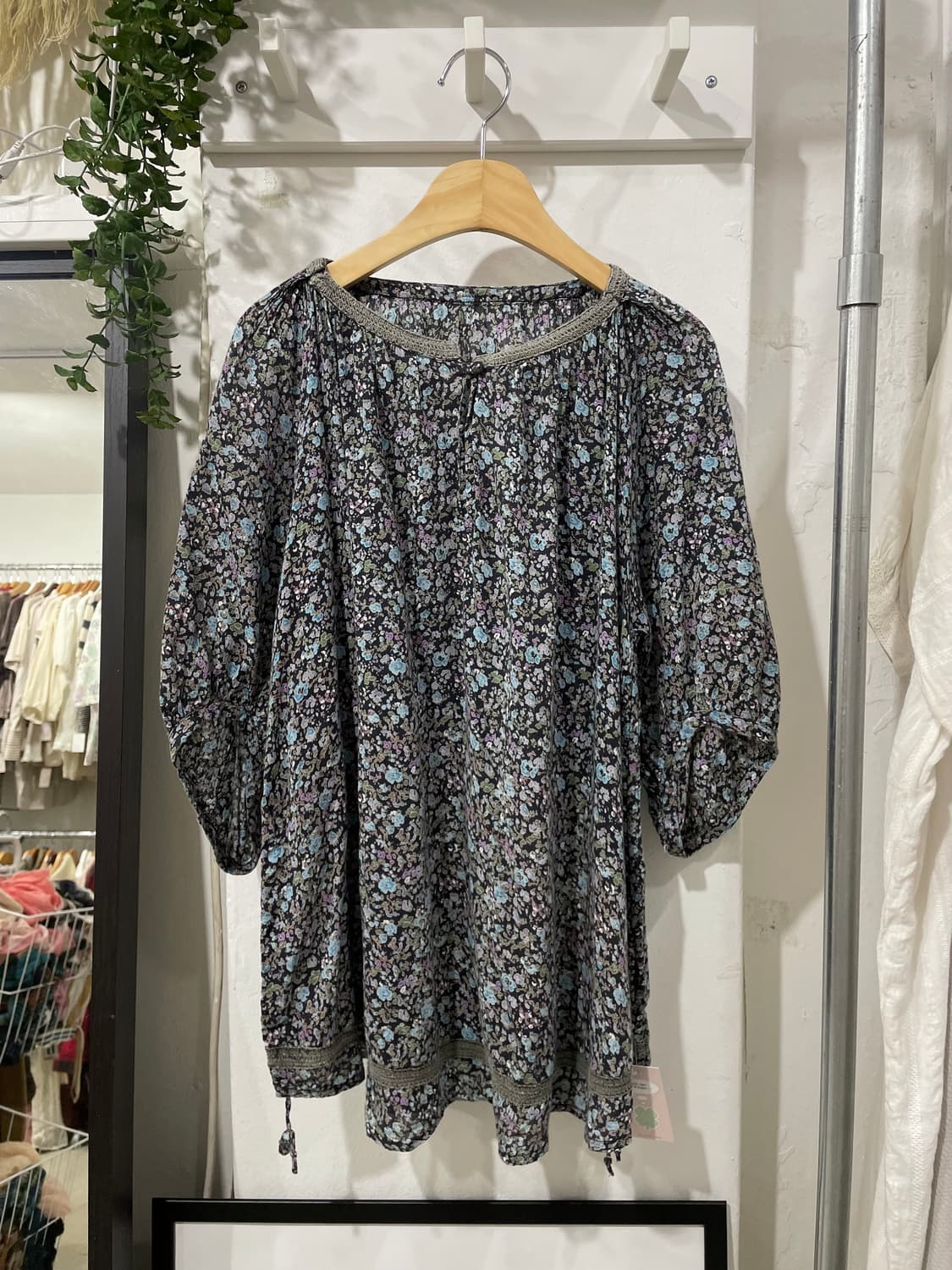 mori girl flower blouse 상품이미지7