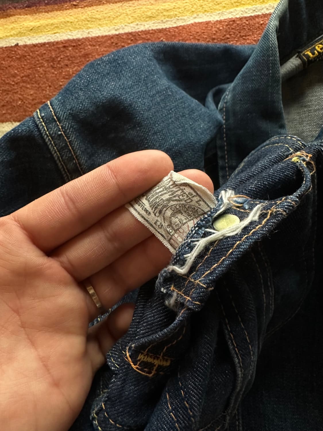 60s USA LEE 101J Denim Jacket 상품이미지8