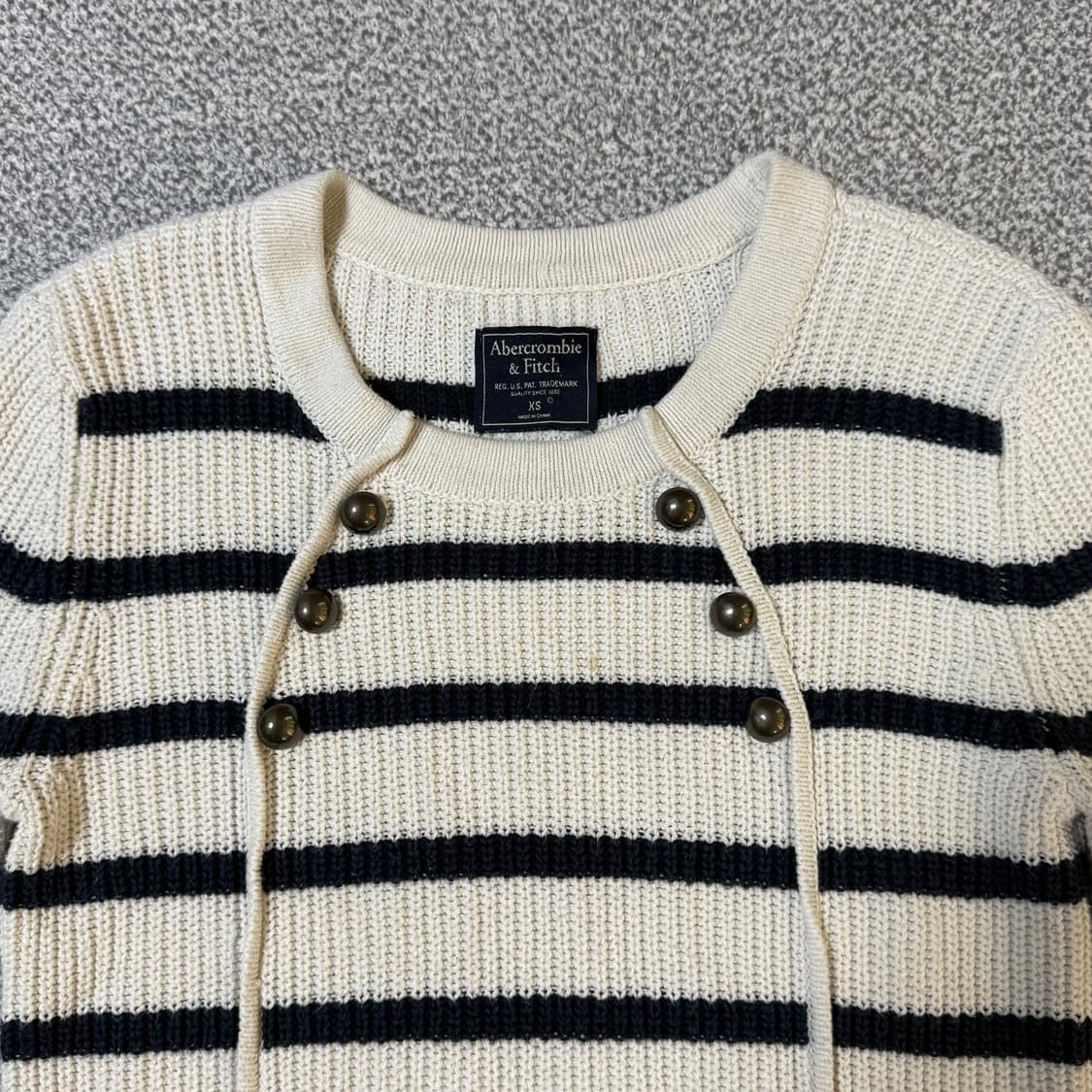 아베크롬비 스트라이프 니트 여성용 상품이미지4