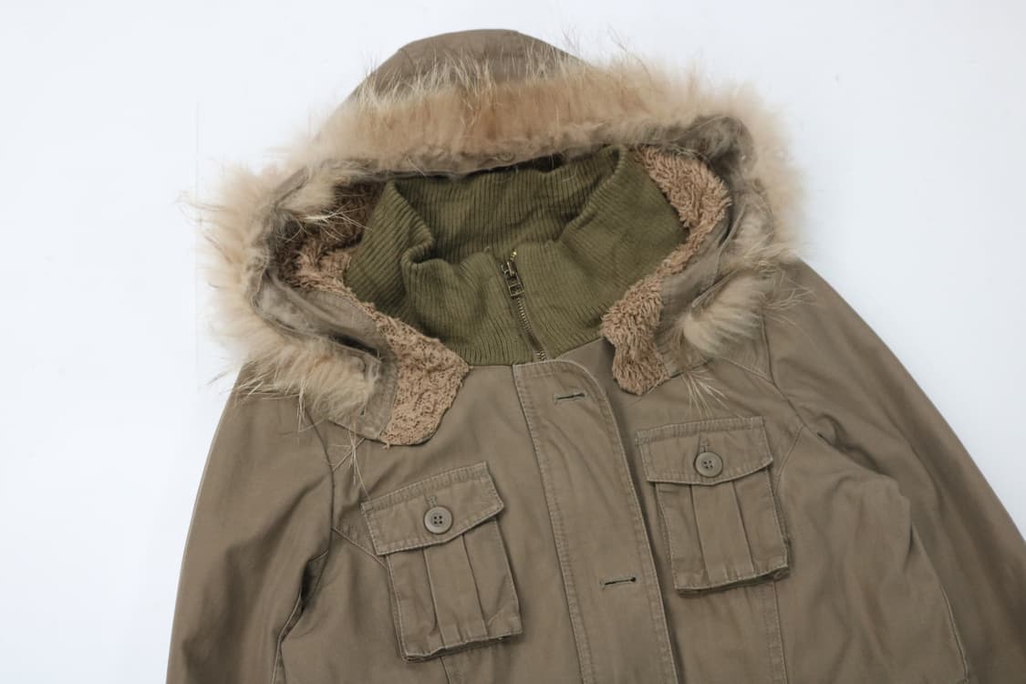 르쿠르 블랑 2way 밀리터리 야상 상품이미지3