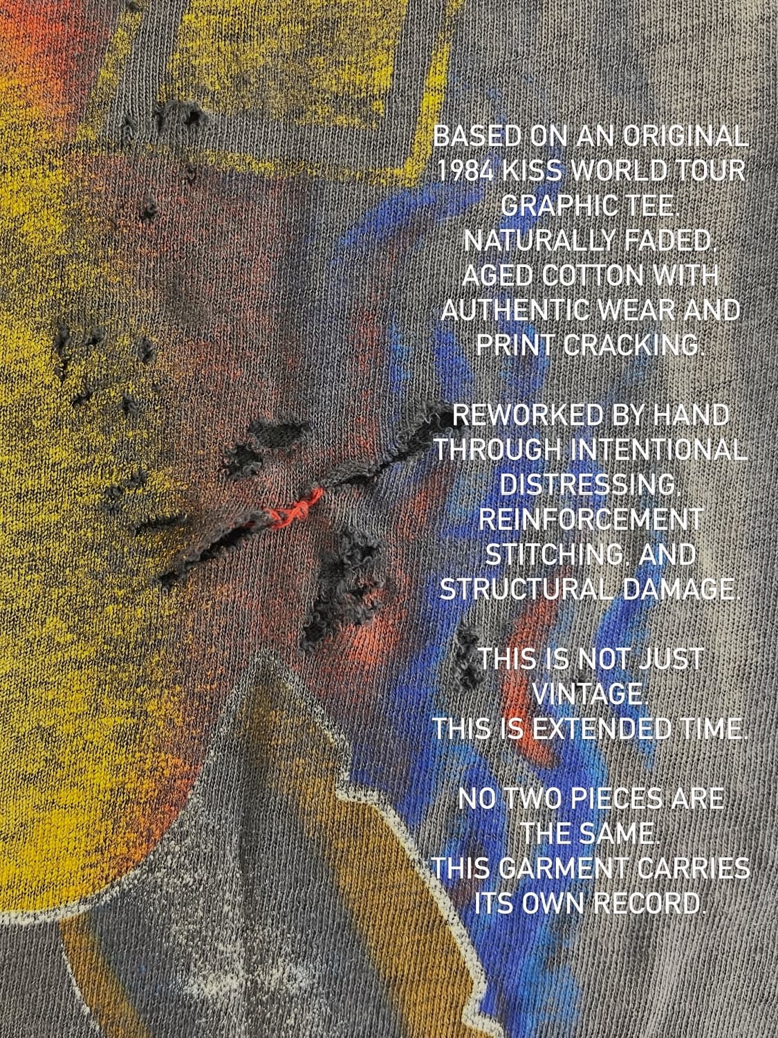 Vintage KISS 1984 World Tour  T-shirt 상품이미지9