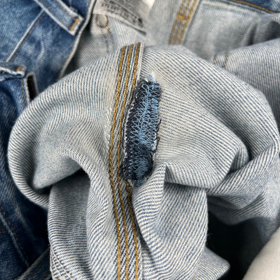 칼하트 더블니 데님 카펜터 팬츠 B73DST 상품이미지10