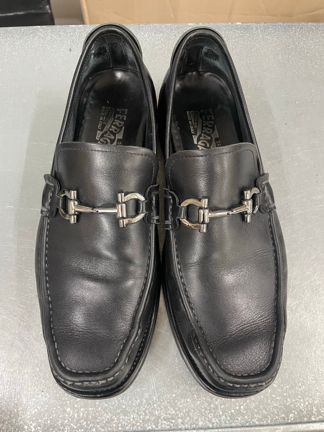 페레가모 레더 로퍼 UK8 상품이미지5