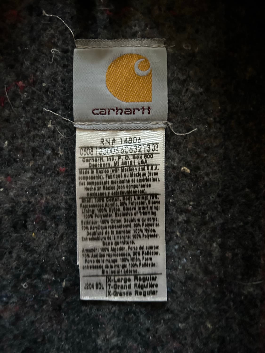 빈티지 칼하트 디트로이트 자켓 j204 상품이미지7