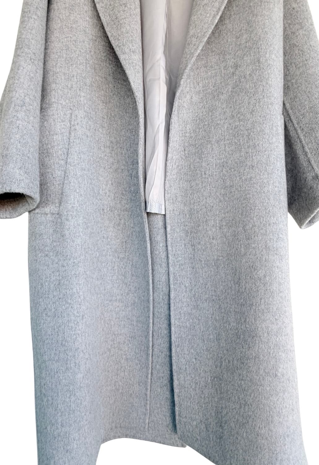 (택포) 뮤제 마넷 캐시미어 블렌드 울코트 소프트그레이 38(M) 상품이미지7