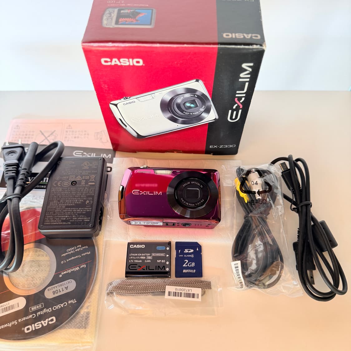 ✨ 민트급 풀박•풀셋✨카시오 엑슬림 EX-Z330 빈티지디카 상품이미지2