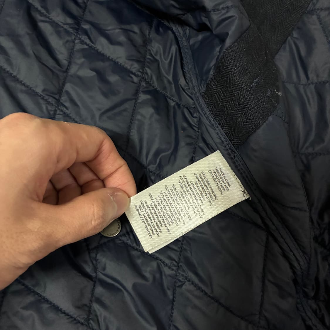 폴로 네이비 퀼팅 자켓 L 상품이미지7