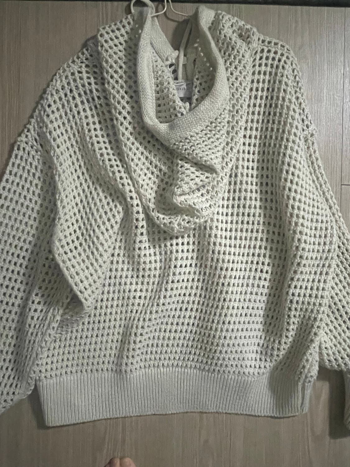 니트 후드집업 상품이미지2