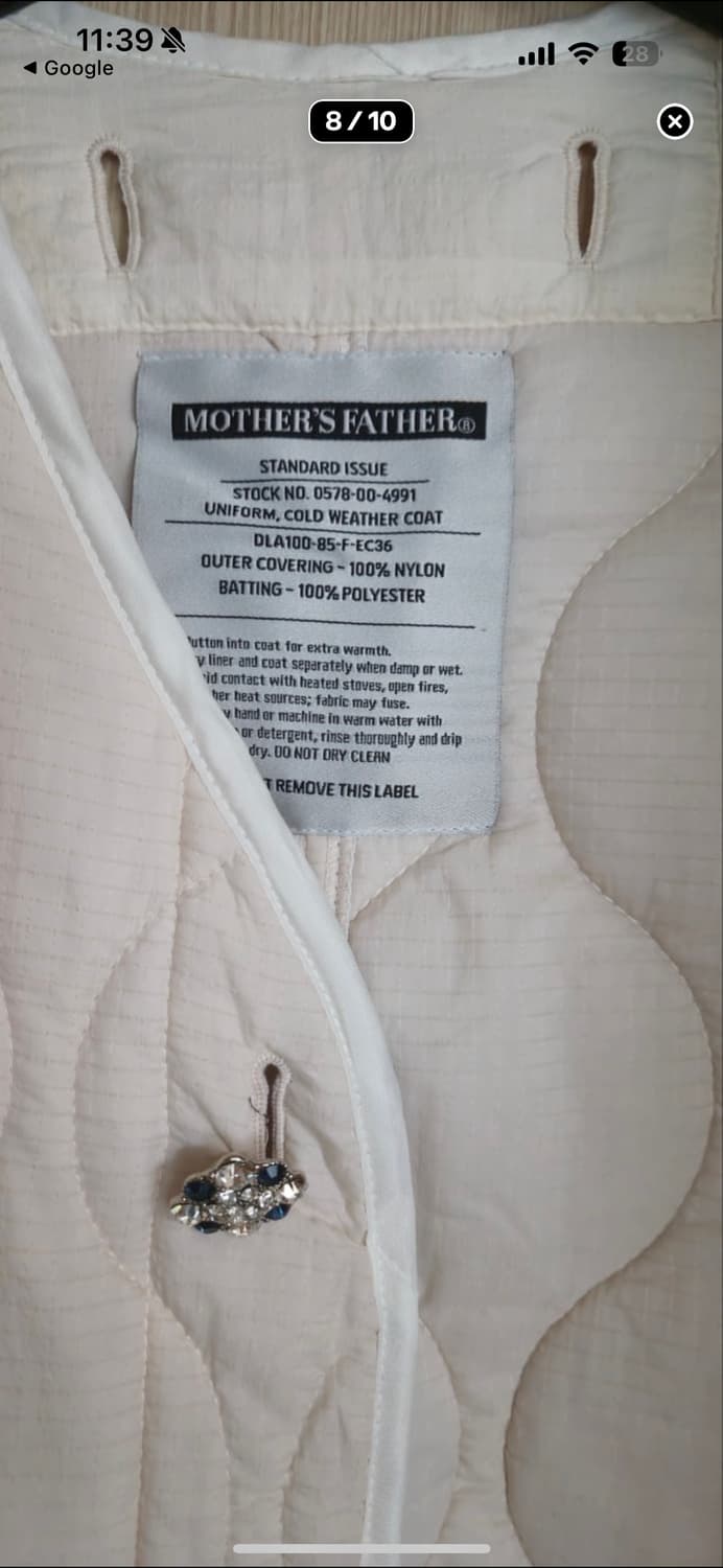 Mother's Father 마더스파더 퀼팅 코트  상품이미지6