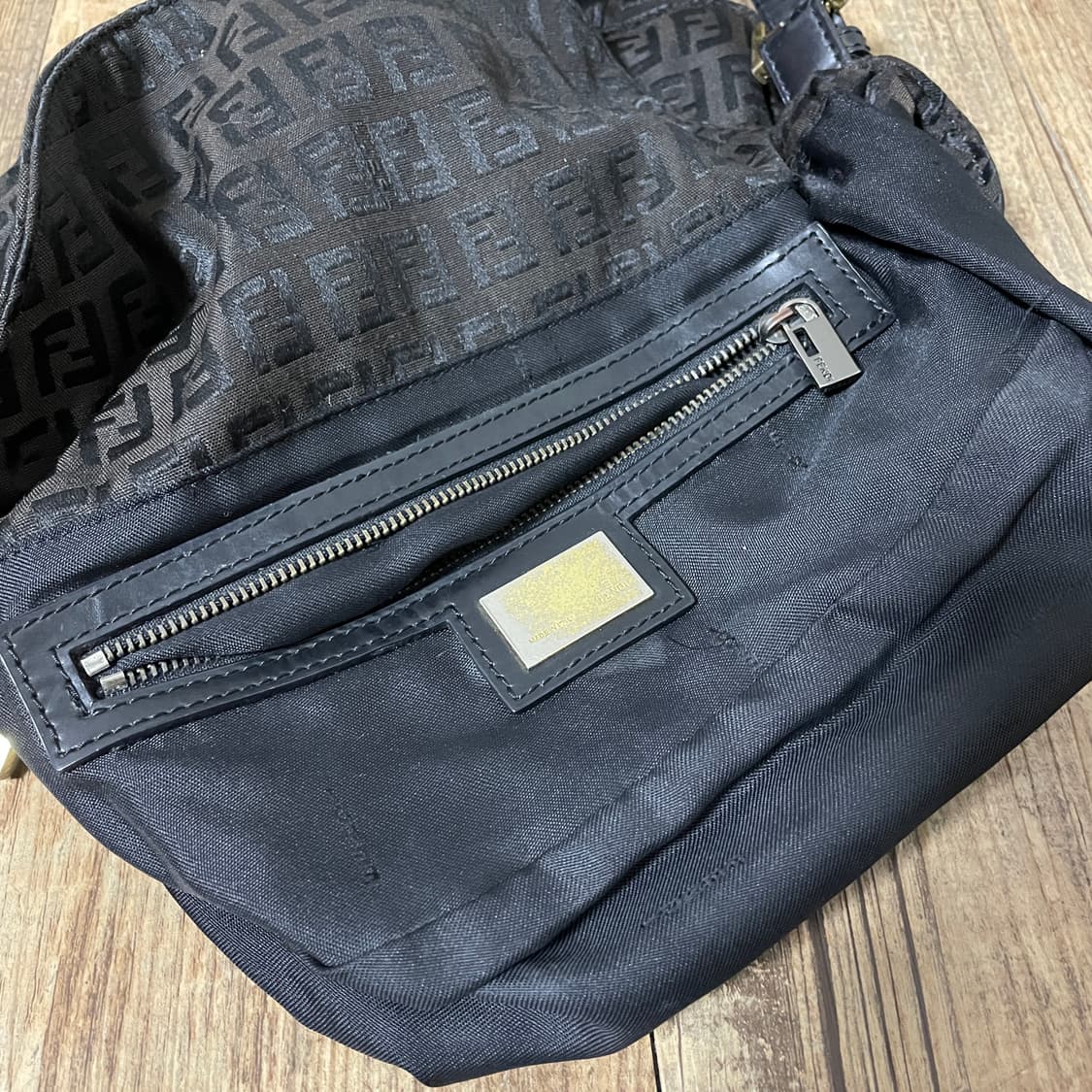 빈티지 펜디 주카 미니숄더백 (브라운/금장) 상품이미지5