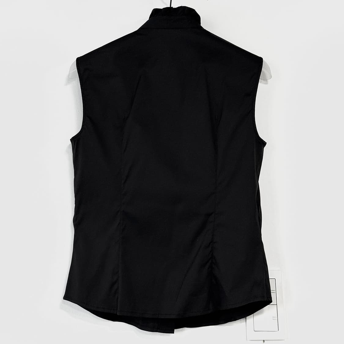 프라다 슬리브리스 러플 셔츠 상품이미지5