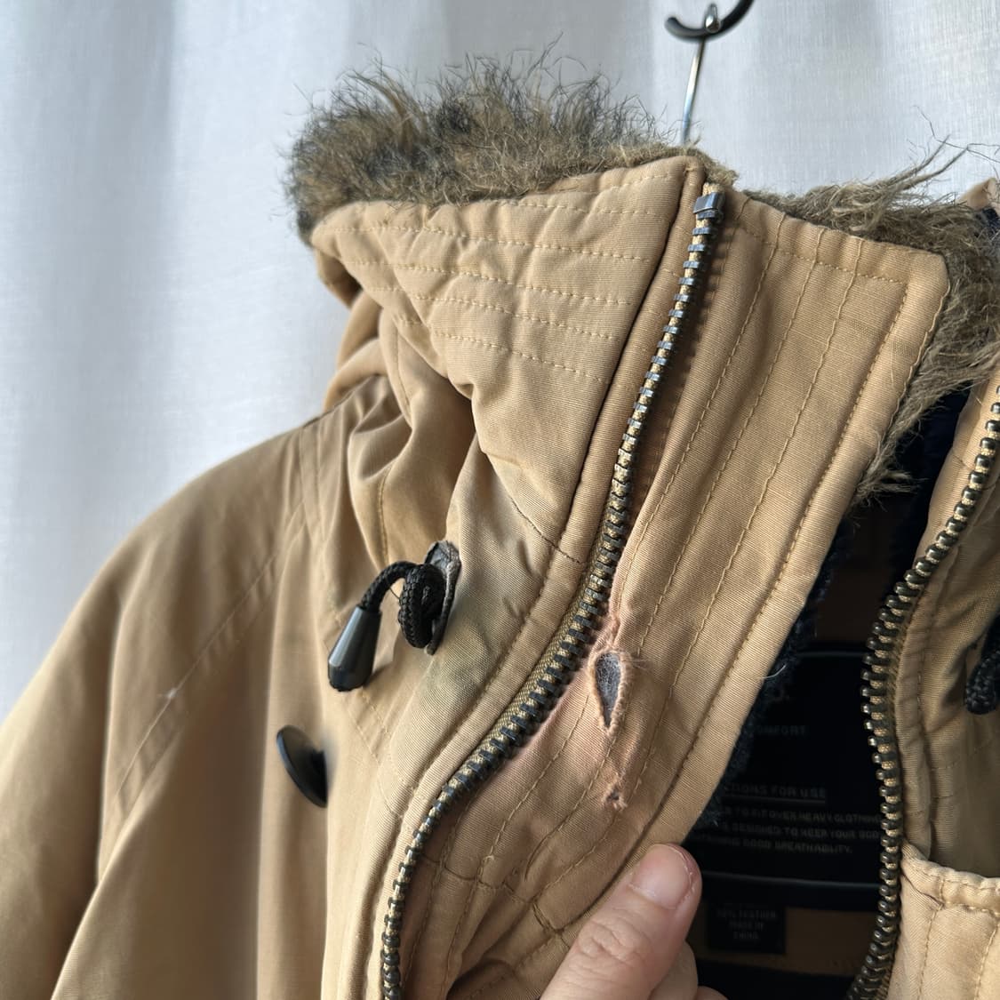 랄프로렌 폴로 진스 다운 파카 N3B 베이지 L 상품이미지9