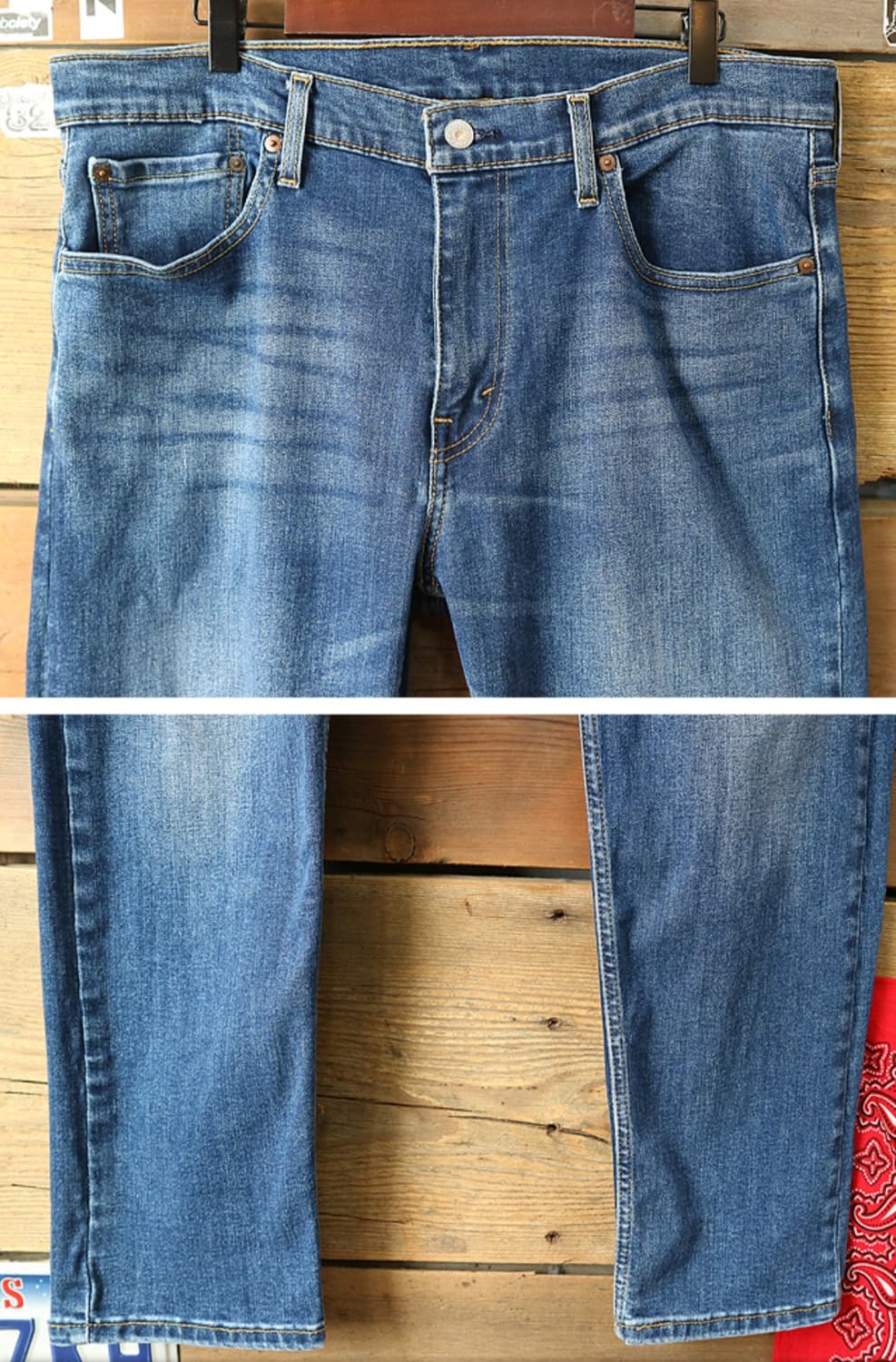 
LEVIS 리바이스 502 슬림 스트레이트 핏 데님  33-34 상품이미지3