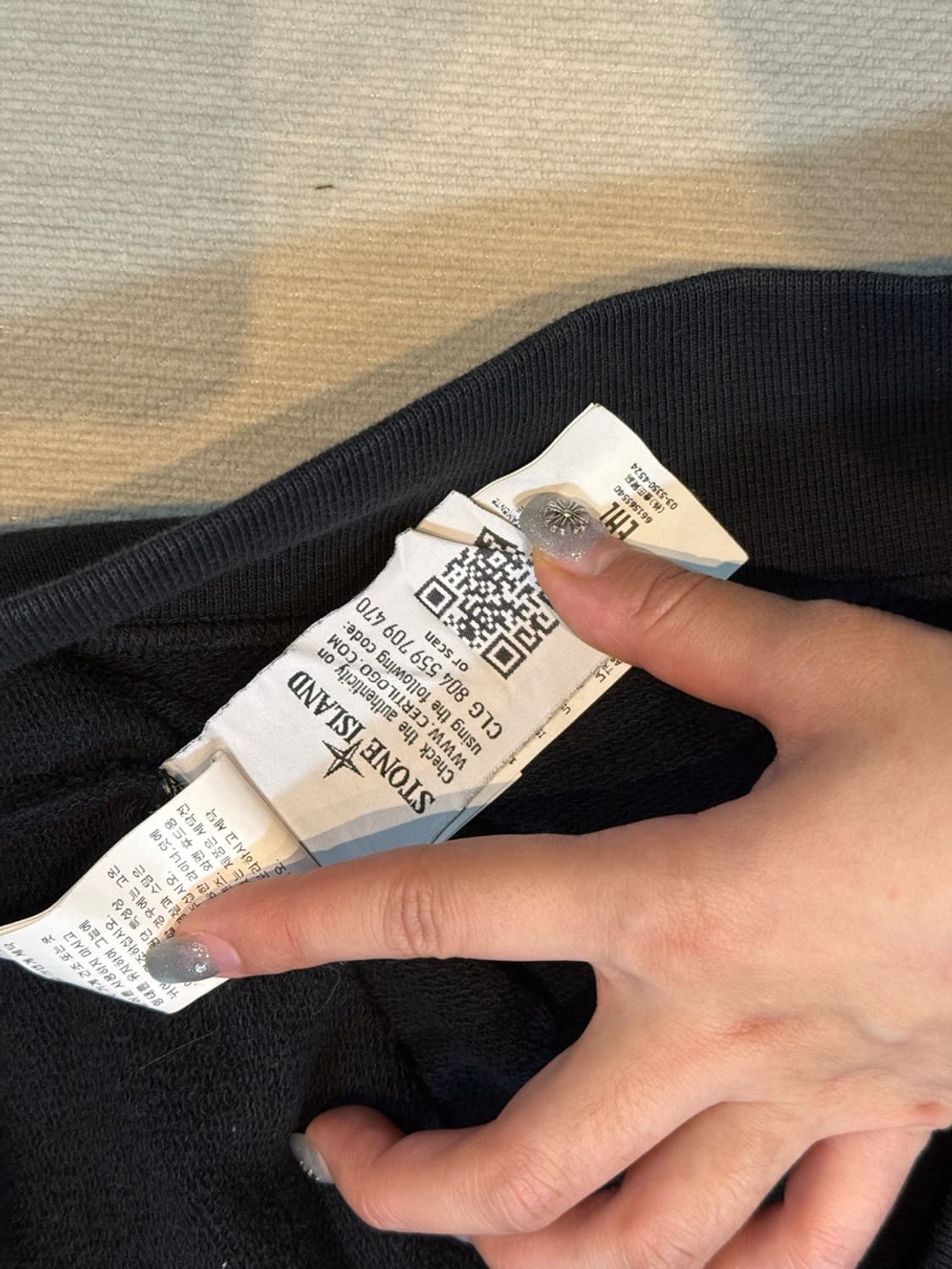 스톤아일랜드 와펜 맨투맨 상품이미지3