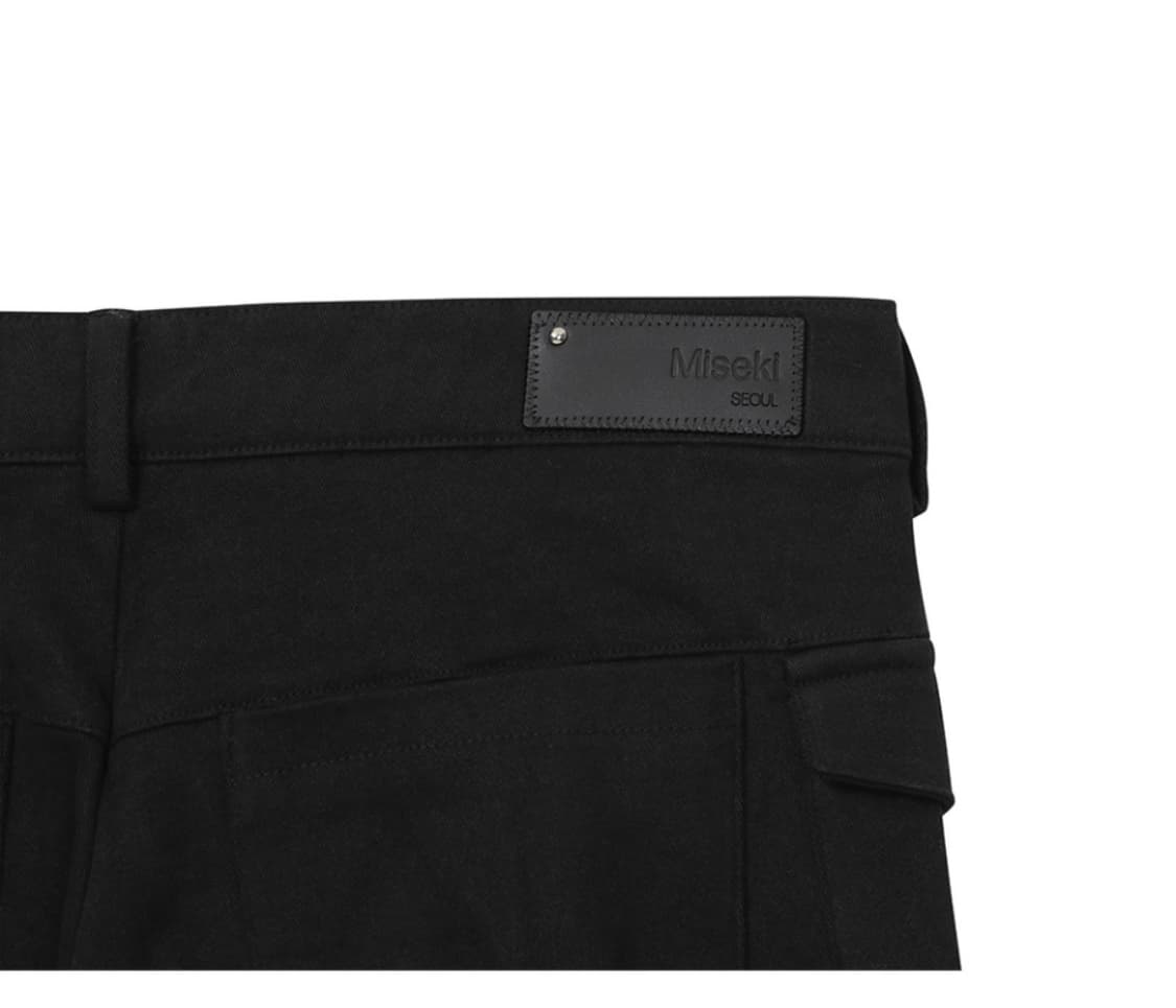 미세키서울 Side pocket bootscut pants BLACK 상품이미지3