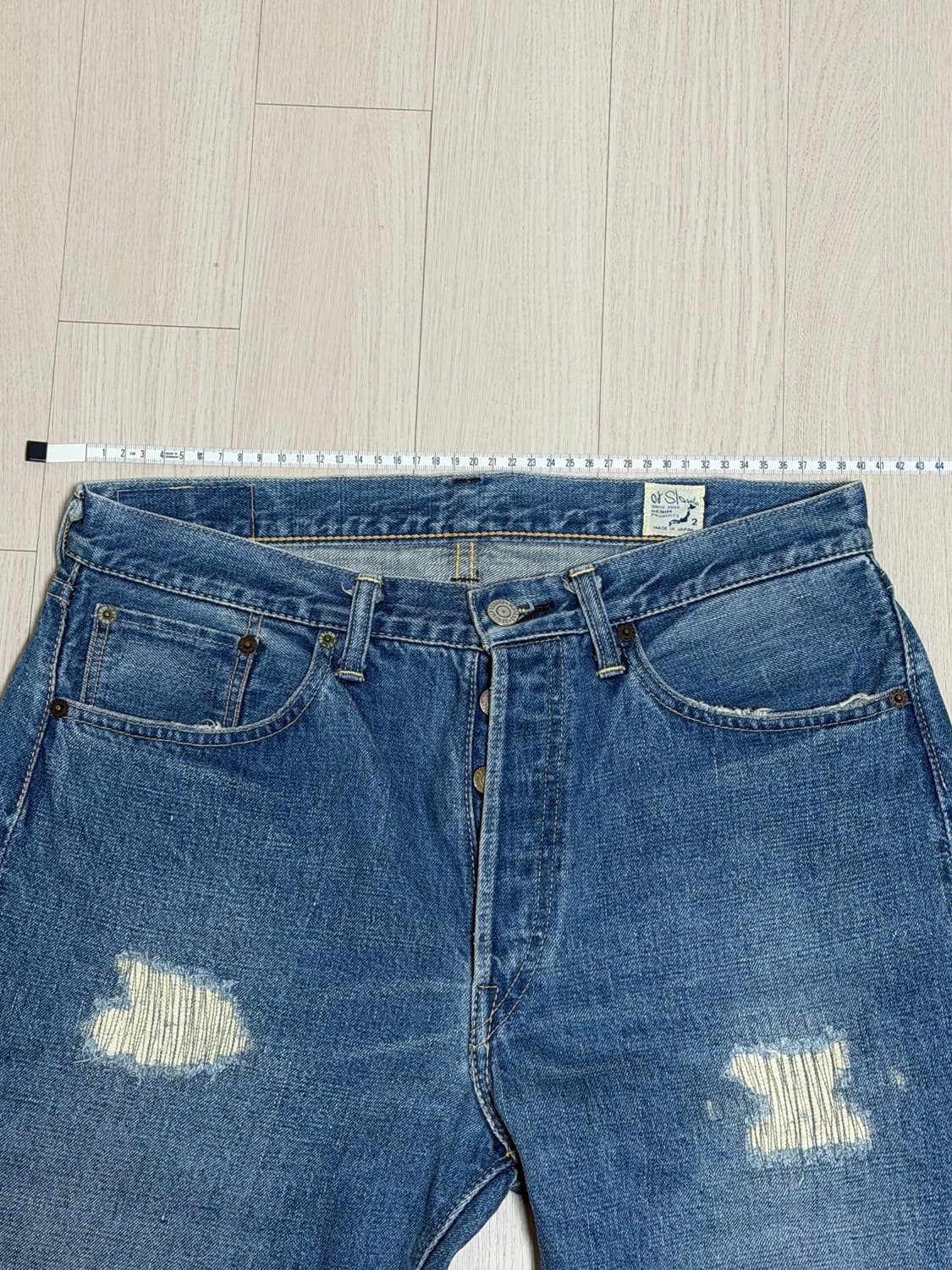 오어슬로우 107 데님 데미지 상품이미지3