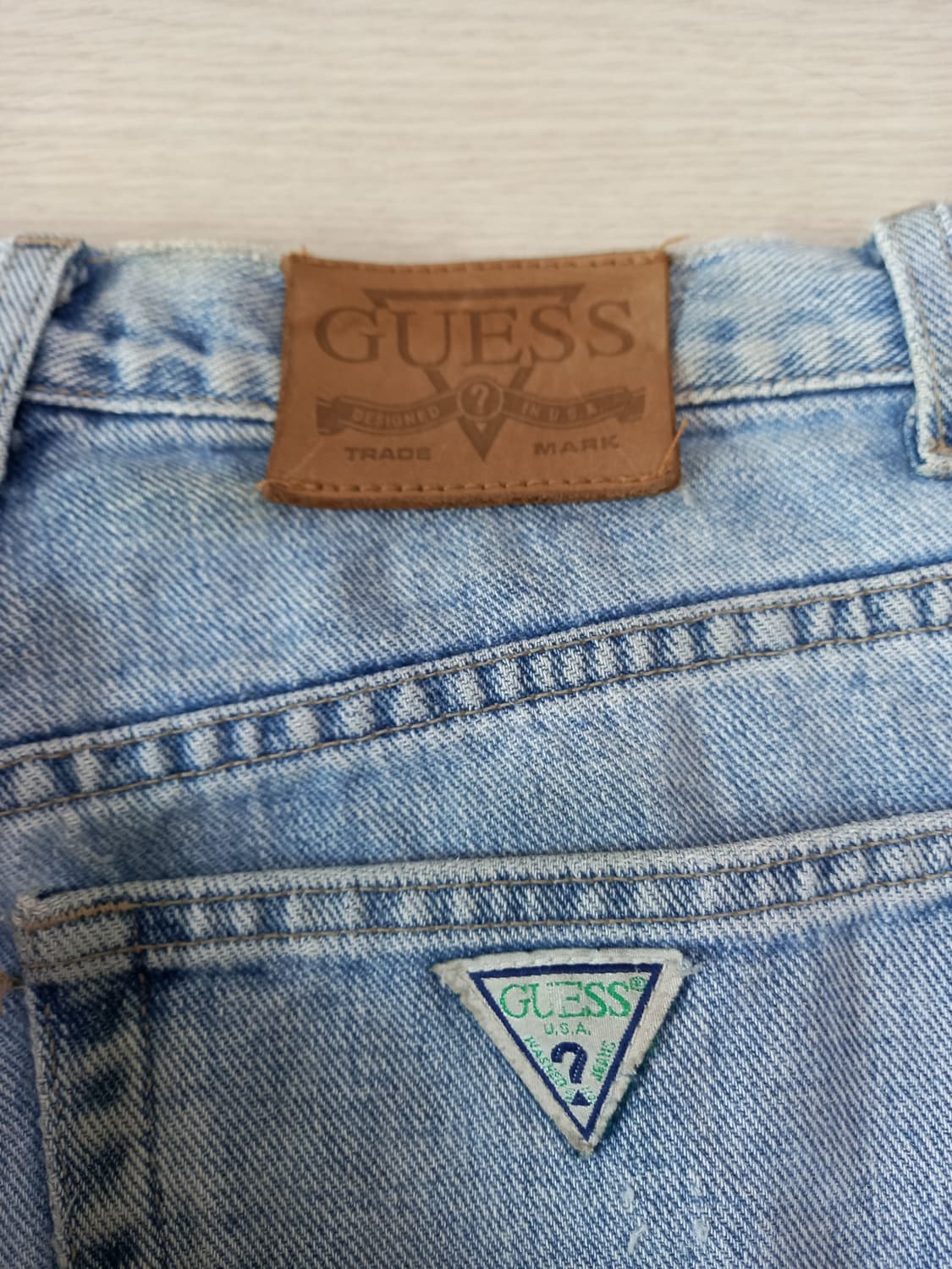 28 90's GUESS USA 일자진 연청 28-878 상품이미지5