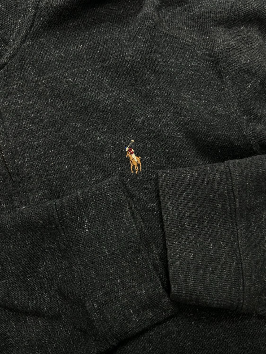 폴로 랄프로렌 차콜 멀티포니 니트 하프집업 L 상품이미지6