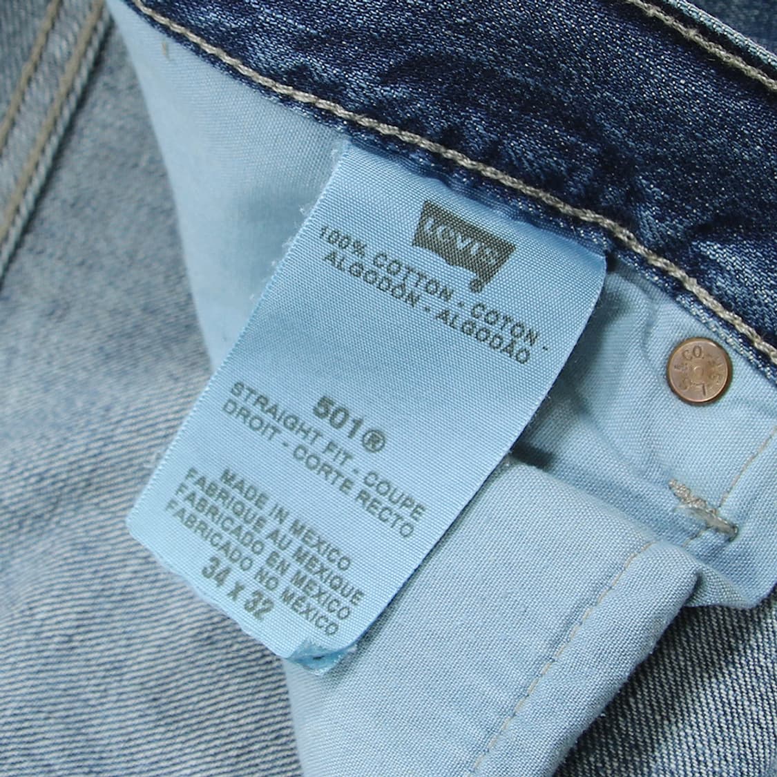 (착용컷) 리바이스 501 (남성용 34-35) 상품이미지5