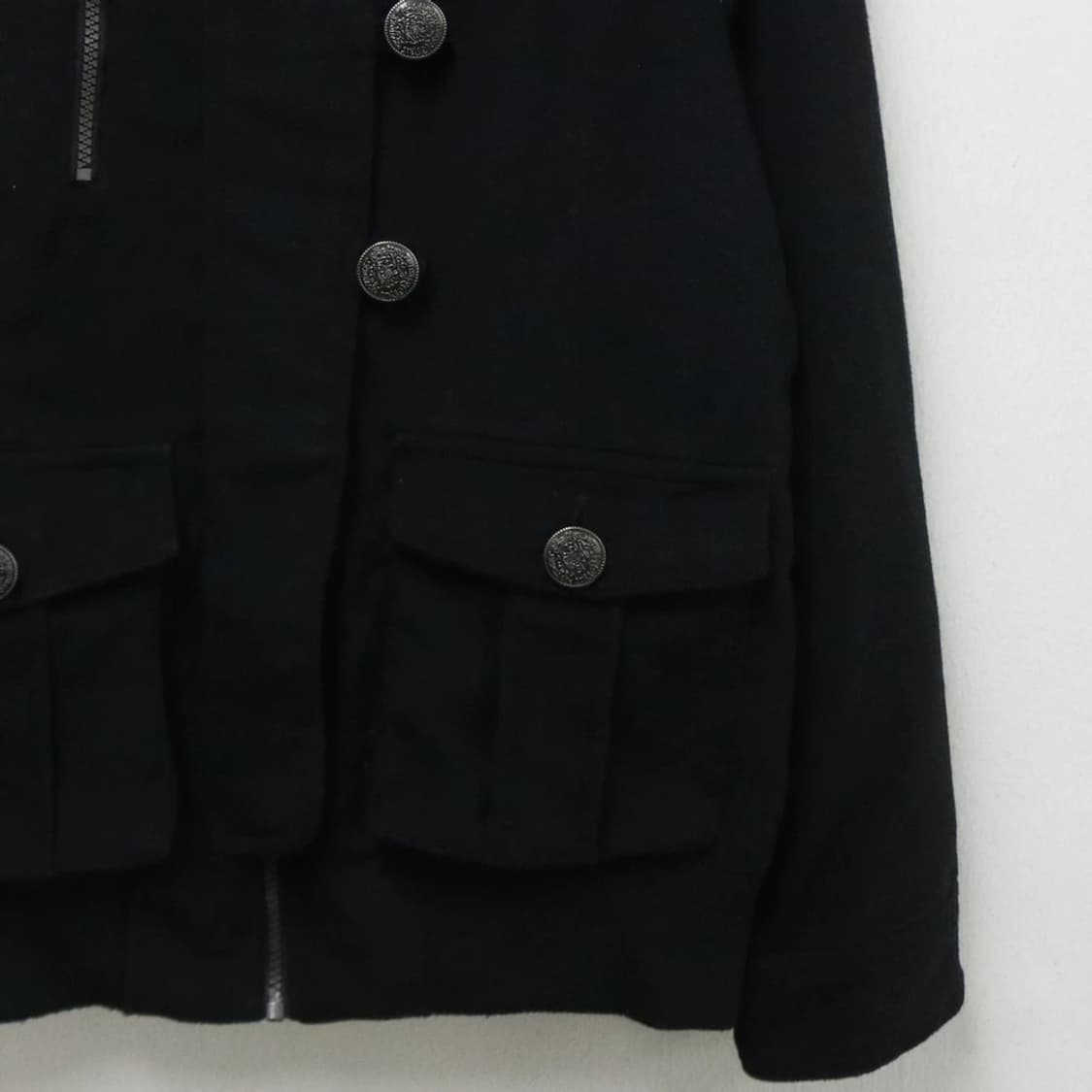 JESSY LOGAN 하이넥 앞 포켓 자켓 63720 상품이미지4