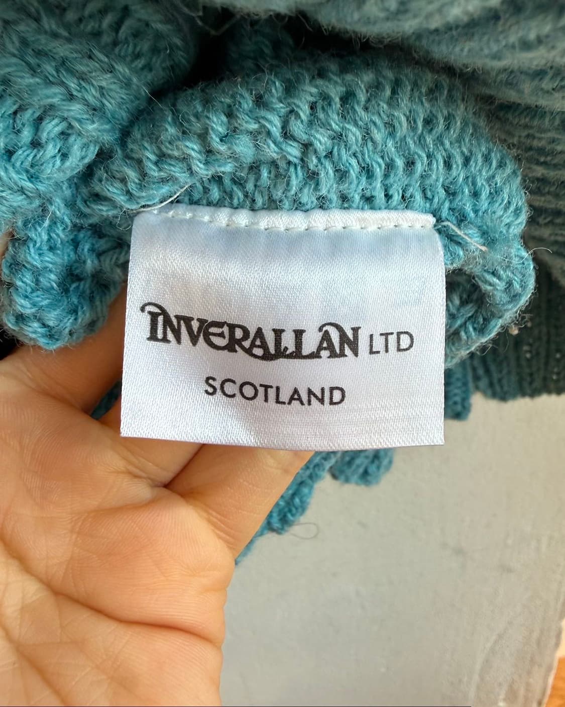 인버알란 얼바닉 블루 라운드 가디건  상품이미지9