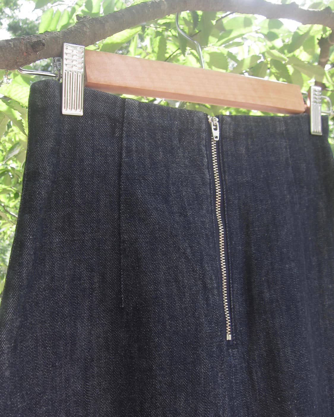 vintage denim skirt 상품이미지3