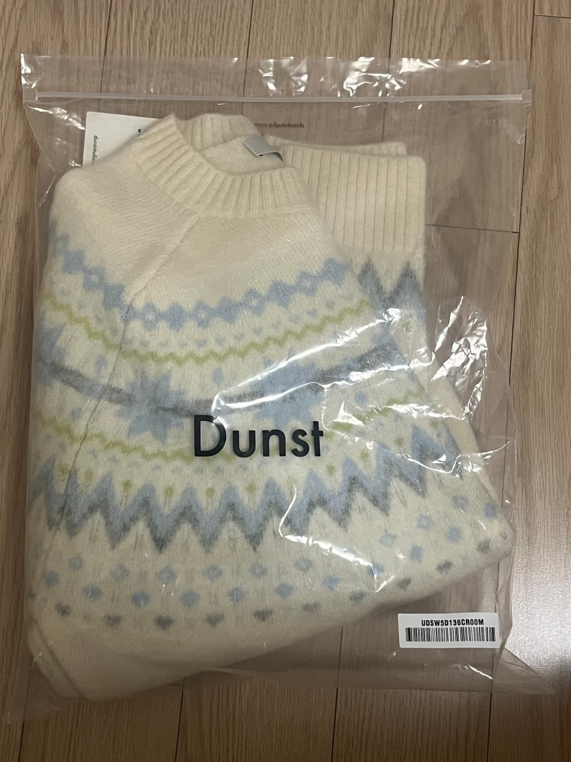 던스트 페어아일 스웨터니트 크림 m 상품이미지1