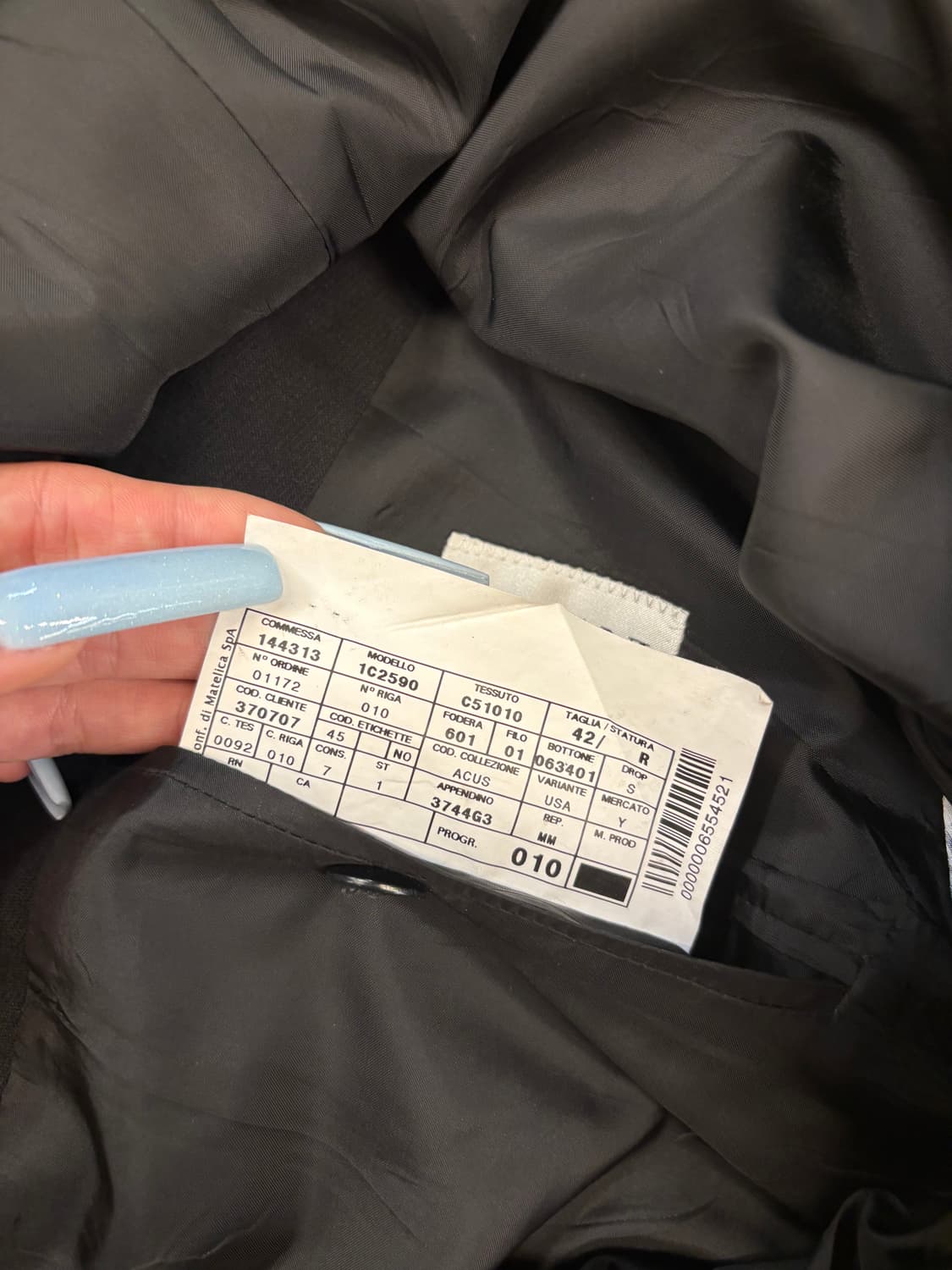 아르마니 블랙 블레이저 #csz4503 상품이미지4