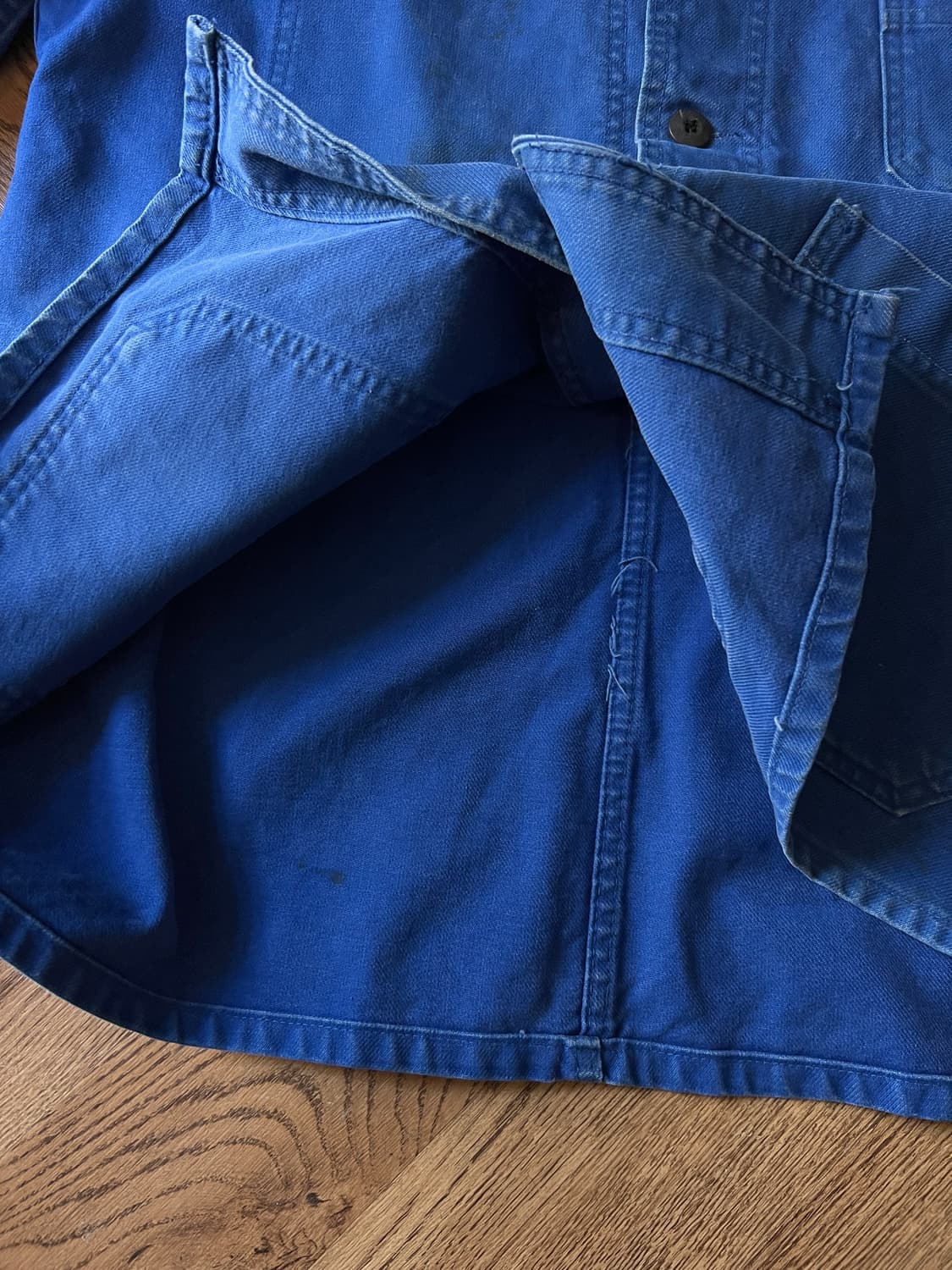 [M]90's Made in France 더티워싱 프렌치 워크자켓 상품이미지7