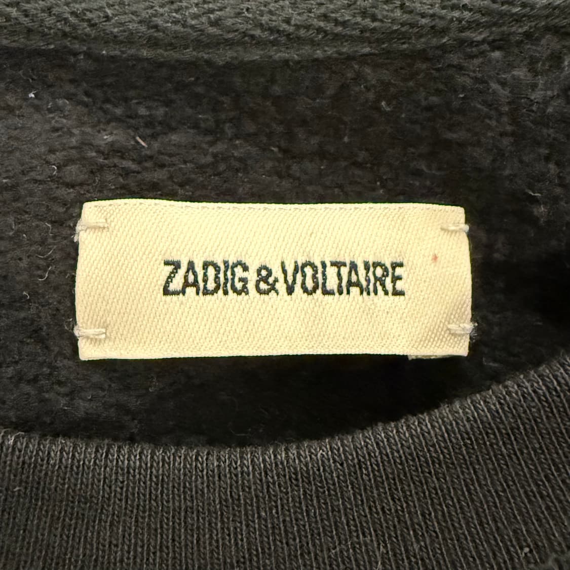 [정품/XS] 자딕앤볼테르 블랙 맨투맨 티셔츠 b10 상품이미지5