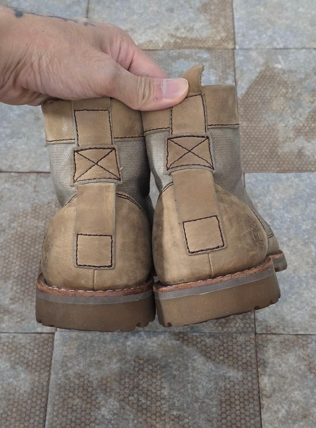 (280)팀버랜드 빈티지 레이스업 캔버스 워커 부츠 상품이미지7