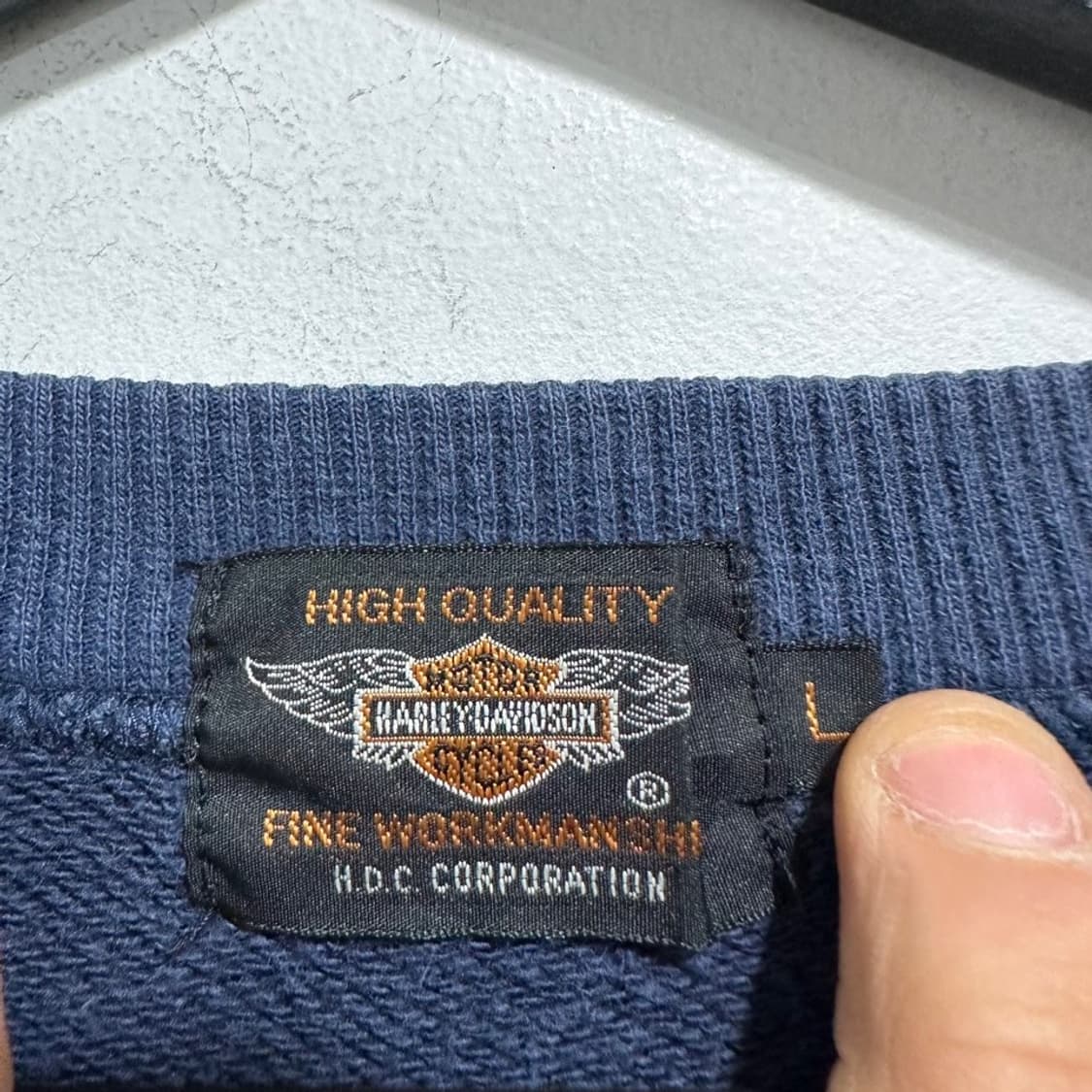 할리데이비슨 빅로고 맨투맨 상품이미지5