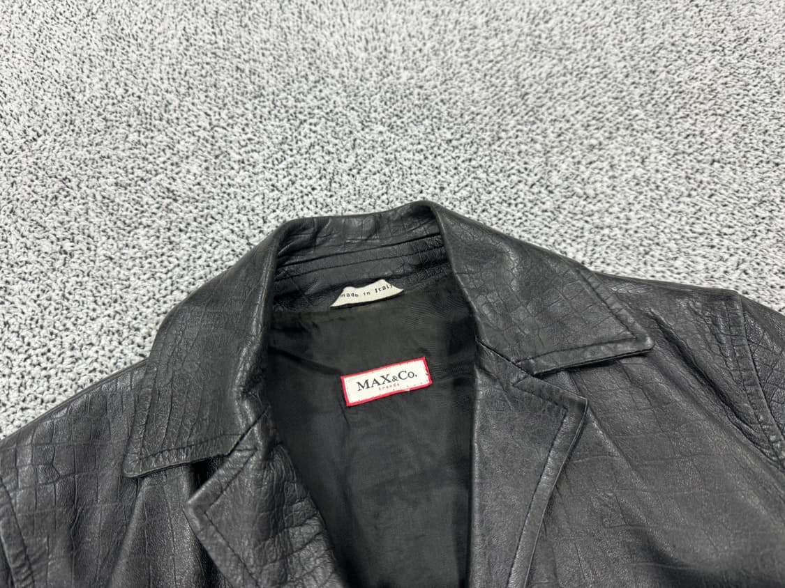 막스마라 막스엔코 3버튼 양가죽 자켓 상품이미지4