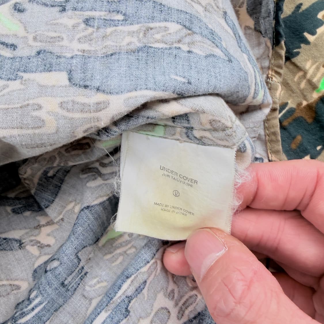 언더커버 01SS CHAOTIC DISCORD 아카이브 셔츠 상품이미지4