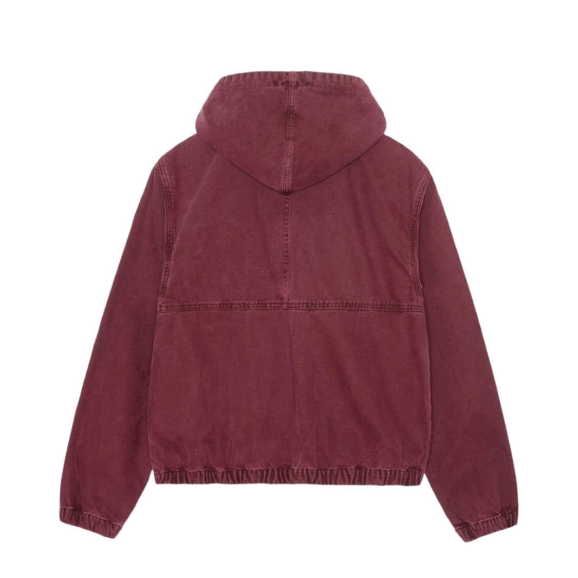 스투시 언라인드 캔버스 워크 자켓 와인 상품이미지2