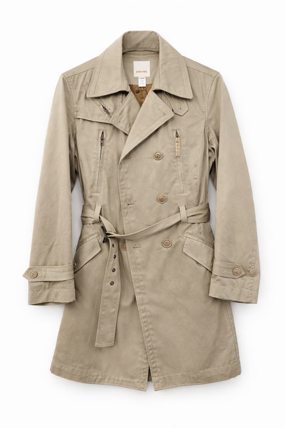 디젤 트렌치코트 베이지 상품이미지1