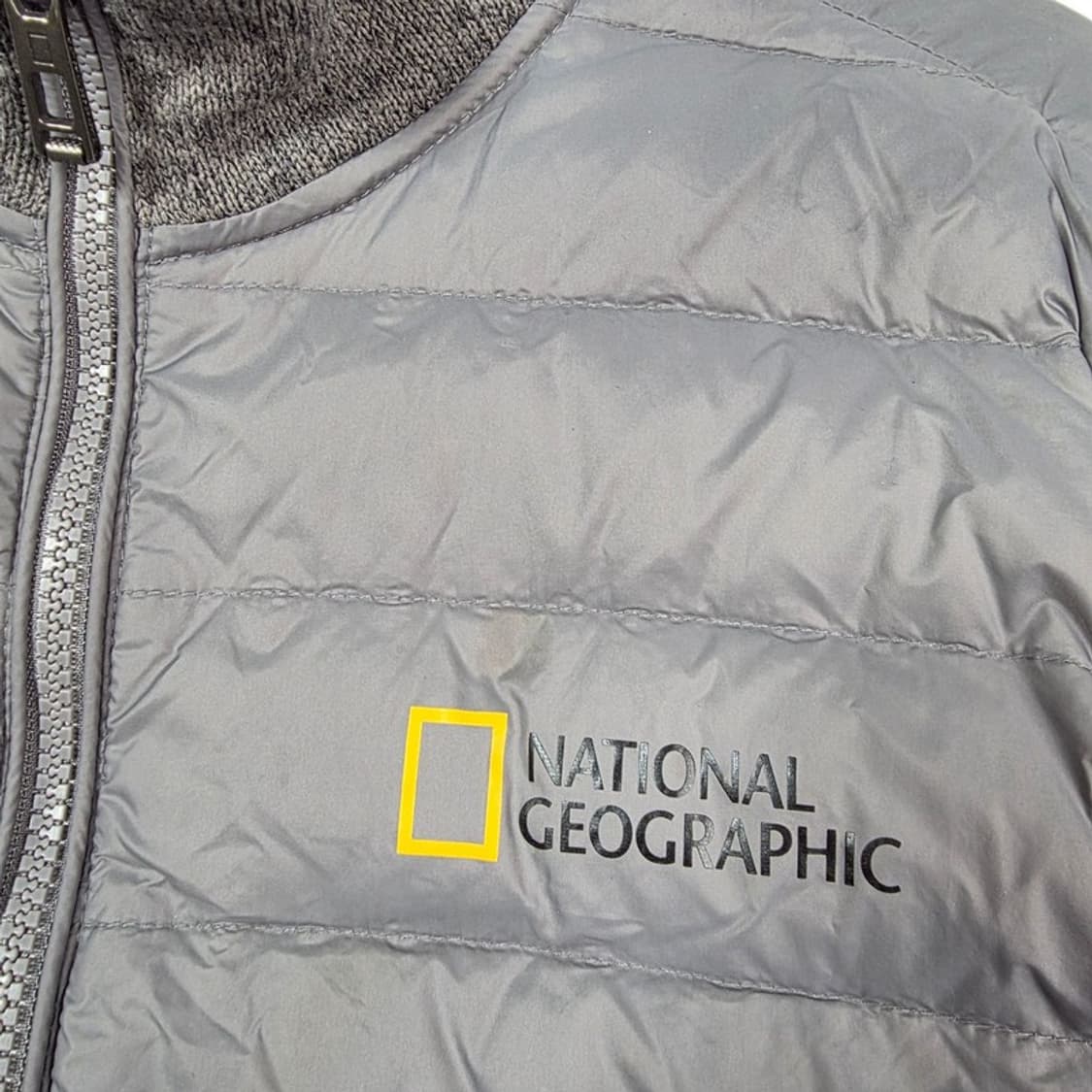 내셔널지오그래픽 덕다운 니트 슬리브 패딩 M 상품이미지6