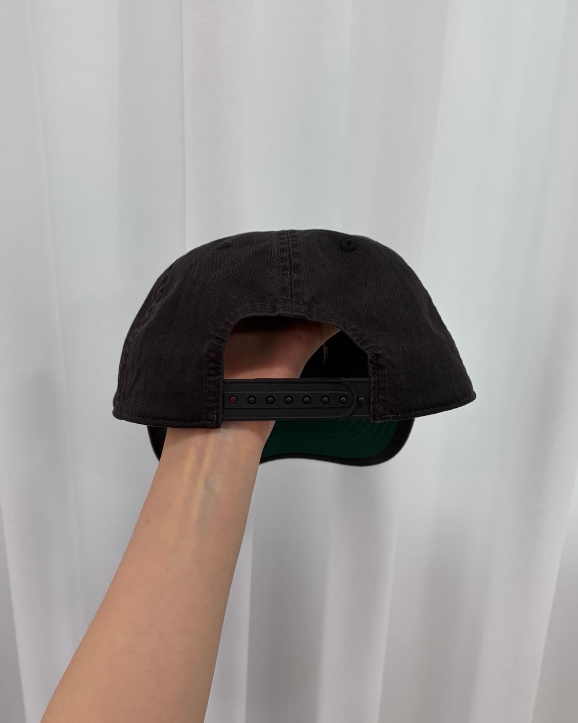 더블알엘 RRL 가먼트다잉 트윌 볼캡 블랙  상품이미지6